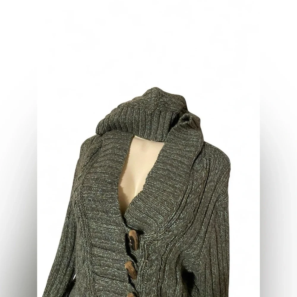 Old Navy Olive Cowl Neck Sweater - Picture 5 of 5